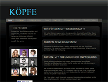 Tablet Screenshot of friseur-koepfe.de